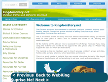 Tablet Screenshot of kingdomstory.net